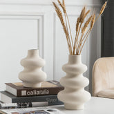 Modern Ceramic Boho Vases (Set of 2) | Yedwo Design